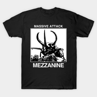 Massive Attack - Mezzanine - Tribute Artwork - Black T-Shirt